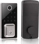 Probrico Touchscreen Fingerprint Deadbolt Door Lock With Keypad, Keyless Entry. Fixed Price $48.75.