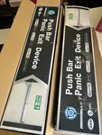 Ironwalls Commercial Door Push Bar Panic Exit Device With Exterior Lever, 70C.... Fixed Price $170.00.
