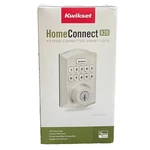 Kwikset Home Connect 620 Smart Lock Deadbolt With Z-wave Technology Satin Nickel. Fixed Price $69.99.