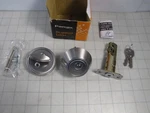 Pamex FD2P1 Single Cylinder Deadbolt Lock Satin Nickel Finish New. Fixed Price $13.19.