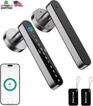 5 1 Fingerprint Door Handle Lock For Bedroom,smart Biometric Knob With. Fixed Price $58.32.