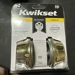 Nib Kwikset Deadbolt Lock Model Polished Brass Finish 96650-390 Brand New. Fixed Price $22.00.