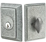 Emtek Single Deadbolt Satin Steel Finish Schlage Keyway 2 3/8 Backset New. Fixed Price $98.00.