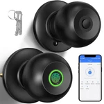 52HZ Fingerprint Door Knob Smart Lock Biometric Keyless Bedroom. Fixed Price $69.95.