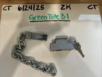 Kennedy K1629 Chain Lock (works). Fixed Price $9.00.