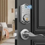 DS10 Keyless Entry Door Lock With - 2 Lever Handles, Fingerprint .... Fixed Price $104.50.