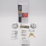 Kwikset Double Cylinder Deadbolt Satin Chrome T66526DSMTCPRCA 883351813945. Fixed Price $9.99.