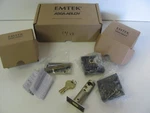 Emtek Assa Abloy 8369US19 Deadbolt Double, Brass, Square, 2-3/8" Backset. Fixed Price $67.18.