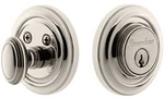 Grandeur Circulaire Deadbolt Single Cylinder Polished Nickel 2.375 New. Fixed Price $51.09.