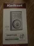 Kwikset 910 Smartcode Door Lock Deadbolt Silver Nickel. Fixed Price $49.00.