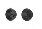 Defiant Aged Bronze Double Cylinder Deadbolt. Fixed Price $15.99.