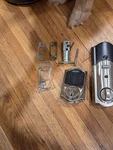 BE469 CAM619 Schlage Brushed Nickel Camelot Connect Smart Deadbolt. Fixed Price $160.00.