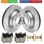 Anpulsero Rear Brake Pads And Rotors Kit Compatible With Select Audi, Porsche.... Fixed Price $197.90.