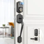 Akagear DS10 Keyless Entry Door Lock With Handle Set - Fingerprint Deadbolt, .... Fixed Price $106.92.