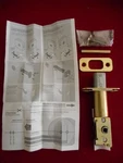 Kwikset Deadbolt-instructions-screws-plate. Fixed Price $8.95.