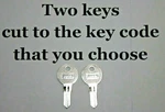 J201 To J300 Pair Of Keys For Reading / Eberhard. Cut Your Code.. Fixed Price $6.95.