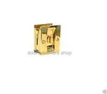Polished Brass Pocket Pull Privacy Bypass Sliding Doors Deltana SDL25US3. Fixed Price $22.99.