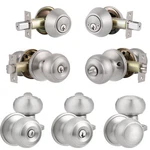 Probrico Brushed Nickel Entry Privacy Passage Dummy Lock Set Round Door Knobs. Fixed Price $34.64.