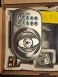 Schlage BE365 Keypad Deadbolt Satin Nickel Keyless Easy Install Modern Door Lock. Fixed Price $73.63.