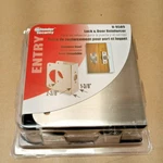 Lot Of Defender Security Stainless Steel Lock Reinforcer 1-3/8" X 4-1/2" Thick. Fixed Price $14.95.