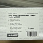 U.s. 3000 Series Classroom Lever Lockset Grade 1 USX3052RIC26D US26D. Fixed Price $45.00.