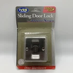 Ives Schlage Sliding Door Lock Satin Nickel Finish Hardware. Fixed Price $14.89.