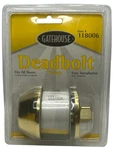 Gatehouse Double Cylinder Deadbolt W/keys 118006 Brass Color Lock Keyed Set. Fixed Price $11.99.