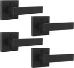Probrico 4 Pack Dummy Door Handles Matte Black, Non-turning Levers. Fixed Price $36.00.
