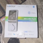 Lockly Secure Plus Deadbolt Smart Door 3D Fingerprint Bluetooth Satin Nick. Fixed Price $155.00.