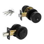 Cielsa Dawn Matte Black Door Knob And Deadbolt Set,single Cylinder L.... Fixed Price $36.89.