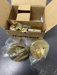 Kwikset Uptown 258RDT-4S.STRKP Low Profile Deadbolt, Smartkey, Satin Brass. Fixed Price $43.67.