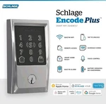 Schlage Encode Plus Wifi Deadboltsmartlock With Apple Home Key BE499WB Cen 619. Fixed Price $217.34.