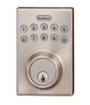 Kwikset Contemporary Satin Nickel Electronic Deadbolt 264CNT 15 Scal Scs. Fixed Price $45.00.