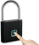 Fingerprint Padlock, Locker Smart Waterproof Portable. Fixed Price $8.99.