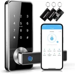 Holify HF11B Smart Fingerprint Door Lock Keyless Entry Card Control Wifi- Silver. Fixed Price $79.99.