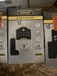 Defiant 1009 623 200 Touchpad Deadbolt - Satin Nickel Open Box. Fixed Price $8.50.
