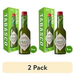 (2 Pack) Tabasco Green Pepper Sauce, 5 Oz Regular Glass Bottle, Gluten Free. Fixed Price $6.18.