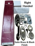 Baldwin 85345-050-2RFD Full Dummy Kit Landon Series Satin Brass-black Finish Nos. Fixed Price $149.99.