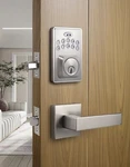 Tinewa Electronic Smart Door Lock Password Entry Deadbolt Keypad Keyless. Fixed Price $50.00.