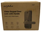 Arpha T229 Video Smart Lock 6IN1 Entry Fingerprint Deadbolt Handle Doorbell. Fixed Price $152.99.
