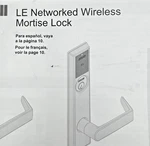 Schlage Leb-grw Networked Wireless Mortise Lock Greenwich Brass + Credential. Fixed Price $300.00.