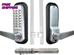 Jounjip Single Sided Mechanical Keyless Combination Lever Handle Door Lock New. Fixed Price $188.89.