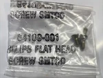 Pack Kwikset Replacement 3 Tiny Screws 64109-001 Brass Color See Pic. Fixed Price $11.50.