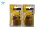 New Yale Standard Protection Locks, 2 Set, Y110/50M, Stainless Shackle. Fixed Price $45.00.