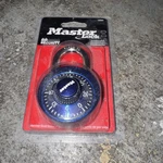 Master Anti-shim Combination PADLOCK-BLUE-#1528DTGT-TOUGH Under Fire. Fixed Price $9.00.