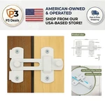 Durable 4-INCH Anti-theft Steel Latch Ideal For Barn, French And Sliding Doors. Fixed Price $13.59.