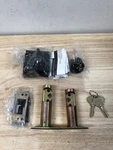 Emtek 8469US19 Square Brass Modern Single Cylinder Deadbolt - Flat Black. Fixed Price $52.79.