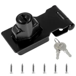 2.5 Inch Hasp Locks With Keys Stainless Steel Latches Twist Knob Keyed. Fixed Price $11.53.