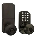 Milocks Keyless Entry Deadbolt Door With Electronic Keypad; Bronze. Fixed Price $39.99.