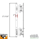 Andersen Multipoint Lock Receiver For 4 Panel Sliding Doors Series. Fixed Price $29.99.